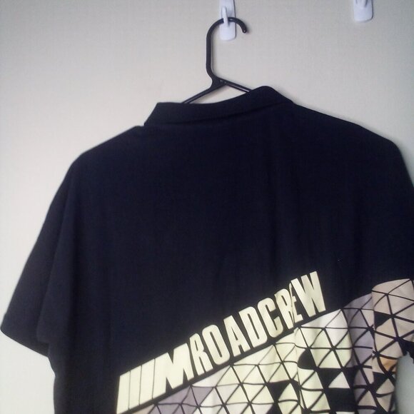 BMW Roadcrew Polo Shirt Men M Short Sleeve Expect The Unexpected Graphic Black - Picture 11 of 16